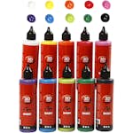 3D-liner Creativ Company Mixade Färger 10x100 ml/1 Förp