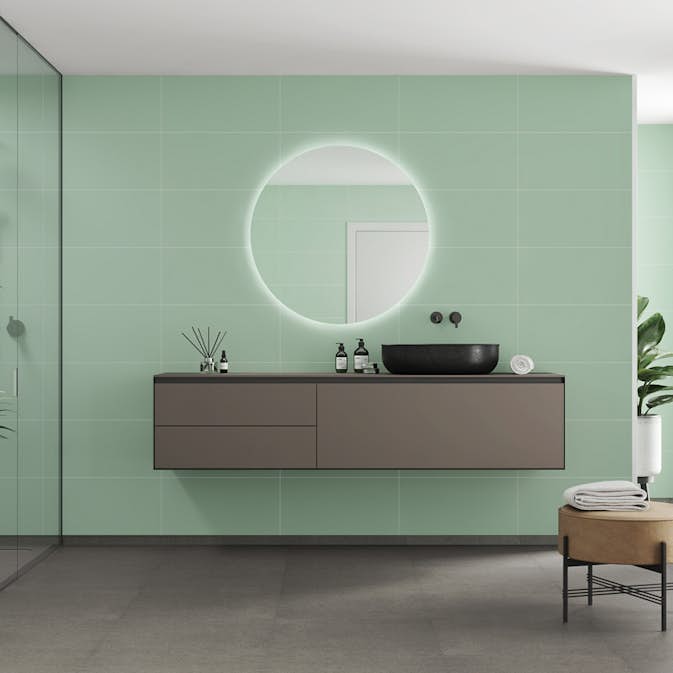 Våtrumsskiva Fibo 3085-M6030 EM Light Green 10x620x2400 mm