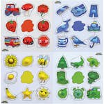 Knoppussel ABA Skol Färger Set 4 Olika