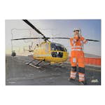 Pussel ABA Skol Rampussel Helikopter 12 Bitar