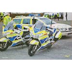 Pussel ABA Skol Rampussel Polismotorcyklar