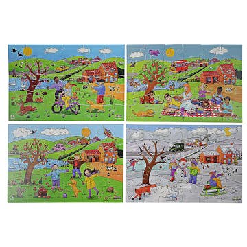 Pussel ABA Skol 4 Olika Årstider
