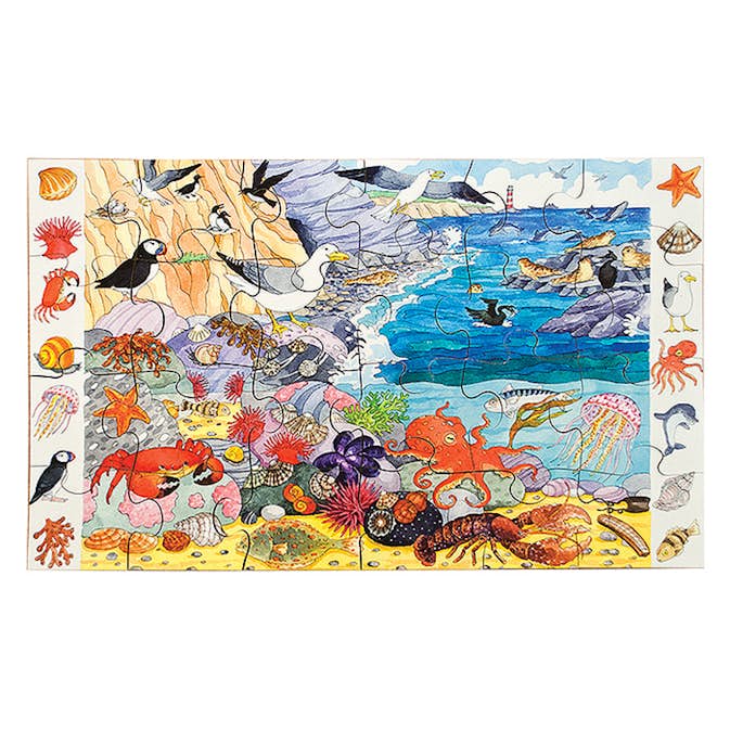 Pussel ABA Skol strandliv 24 Bitar