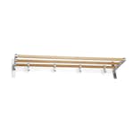 Hatthylla Habo Elegant 40cm Aluminium & Ek med Krokar