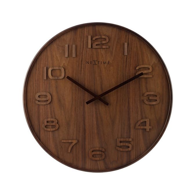 Väggklocka NeXtime Wood Wood