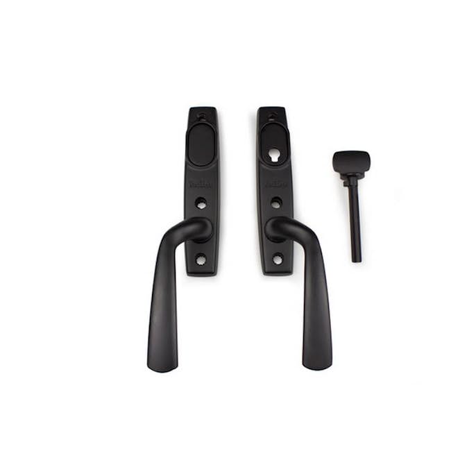 Handtag Habo Copenhagen Terassdörrhandtag inkl Långskylt Vändbart