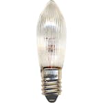 LED-lampor Star Trading Reservlampa E10 12V 2,4W Räfflad 3-pack Transparent