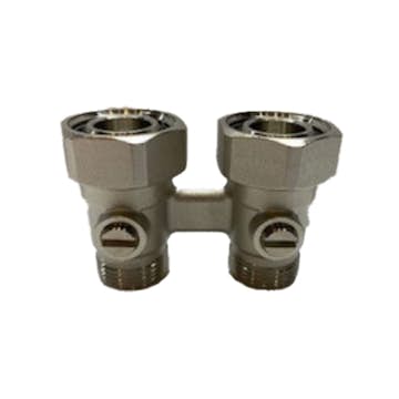 Anslutningskoppling Grad-In H-stycke 2-rörs M22X1,5 cc 40 mm