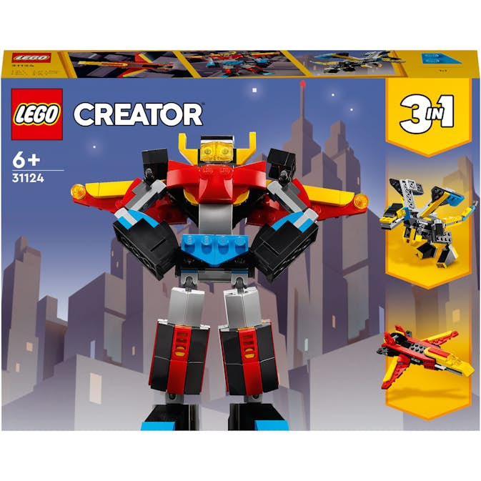Byggsats LEGO Creator 3in1 Superrobot 31124