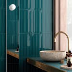 Klinker Lhådös Vitral Dekor Petrol 5x40 cm