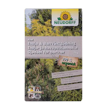 Växtnäring Neudorff Barrväxtgödning Thuja 1kg