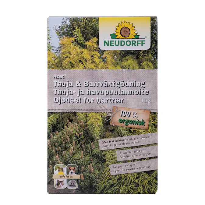 Växtnäring Neudorff Barrväxtgödning Thuja 1kg
