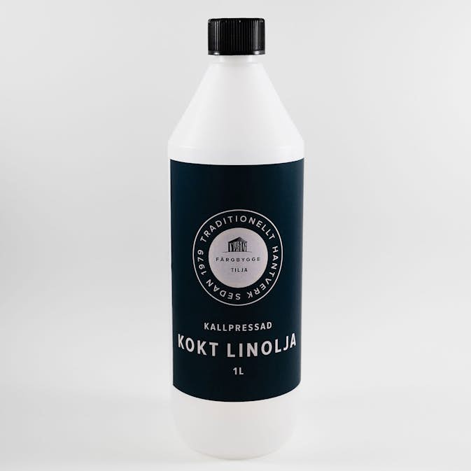 Kokt Linolja Färgbygge Tilja