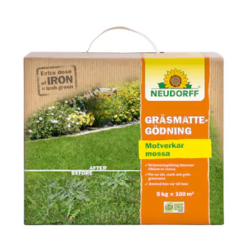 Växtnäring Neudorff 5 kg För Gräsmatta Motverkar Ogräs & Mossa