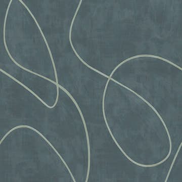 Fototapet Eijffinger Artifact väggbild Painted Lines Indigo 312487