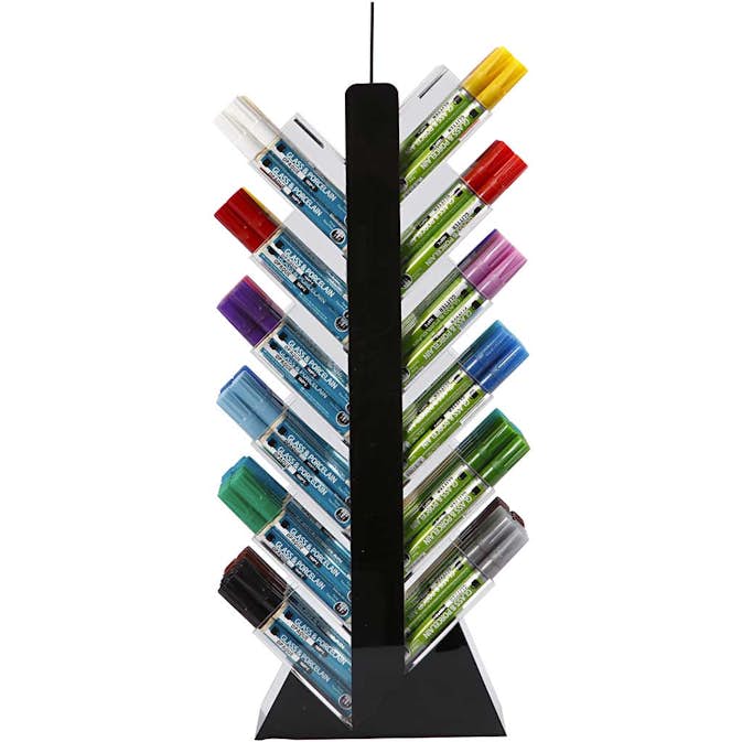 Glas- och Porslinstusch Creativ Company mixade Färger 24x6 st/1 Förp