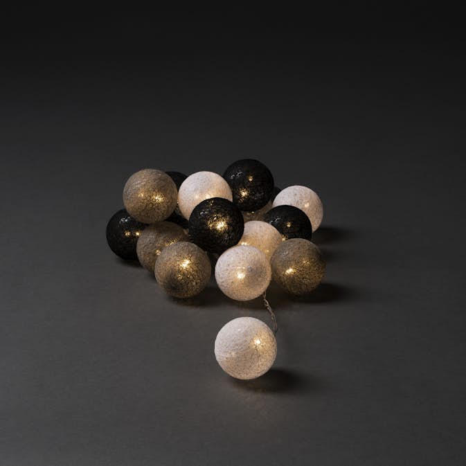 Ljusslinga Gnosjö Konstsmide 16L Garnbollar LED