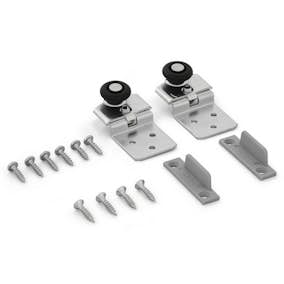 Beslagssats Habo SF-20 Komplett Hjultsats för Skjutdörrsskena SF-20