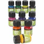 Allroundfärg Creativ Company A-Color Glas Mixade Färger 10st 30 ml/1 Förp
