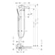 Golvblandare Hansgrohe Metropol Classic