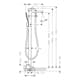 Golvblandare Hansgrohe Metris
