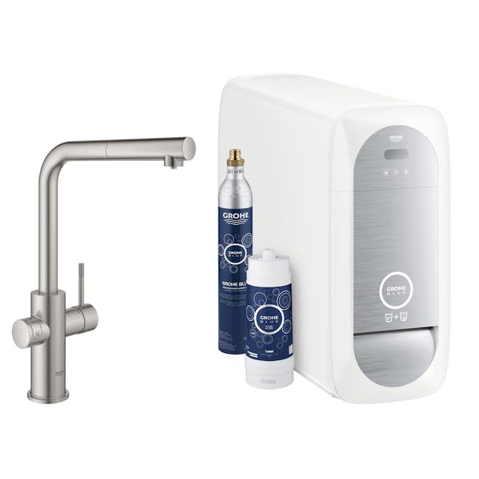 Köksblandare Grohe Blue Home med utdragbar L-pip Starter Kit Bluetooth