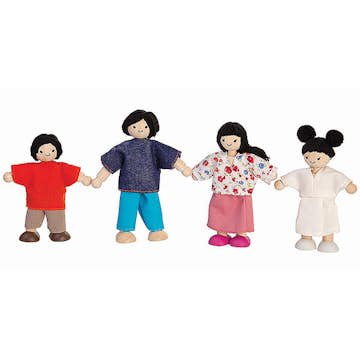 Dockfamilj ABA Skol Asiatisk 4 Personer