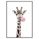 Poster Gallerix Bubblegum Giraffe 3169