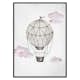 Poster Gallerix Watercolor Hot Air Balloon