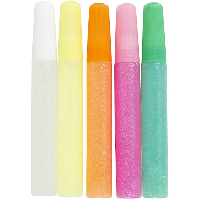 Glitterlim Creativ Company Pastellfärger 5x10 ml/1 Förp