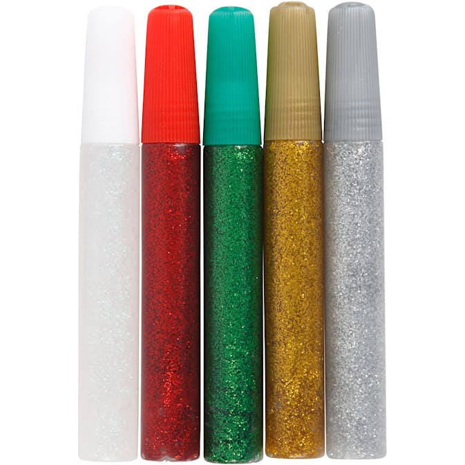Glitterlim Creativ Company Mixade Färger 5x10 ml/1 Förp