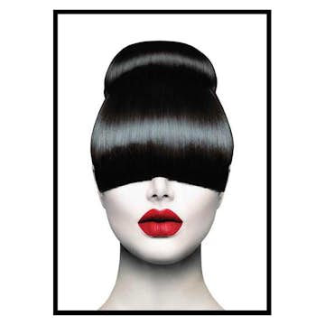 Poster Gallerix Red Lips Hair Cut