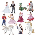 Lekfigurer ABA Skol Mini Sagofigurer 12 st