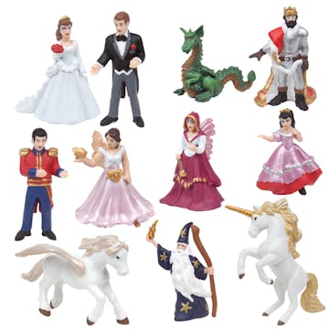 Lekfigurer ABA Skol Mini Sagofigurer 12 st