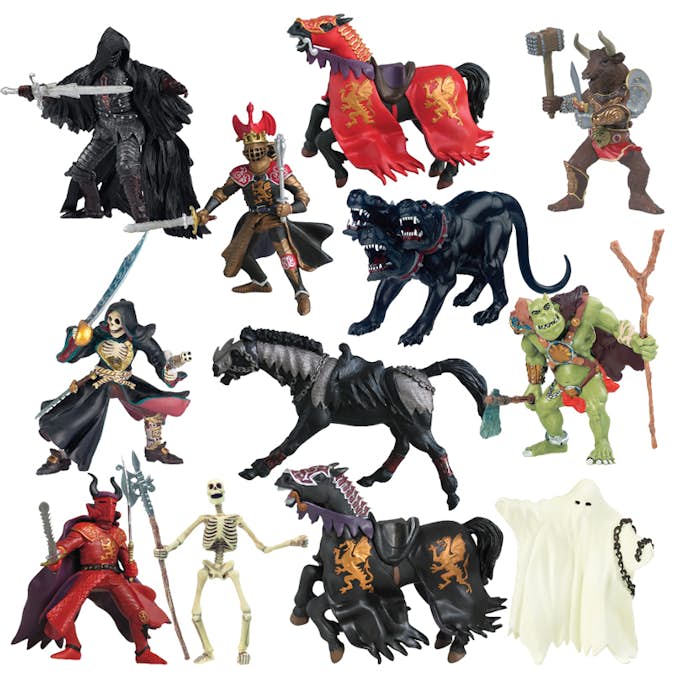 Lekfigurer ABA Skol Mini Fantasifigurer 12 st