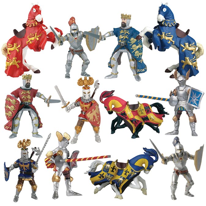 Lekfigurer ABA Skol Mini Riddare 12 st