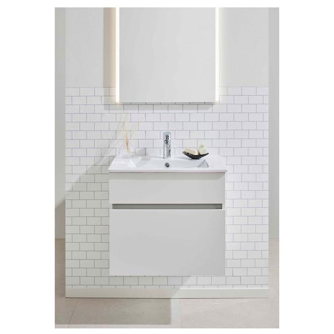 Tvättställsskåp Noro Nova Vit Med Tvättställ