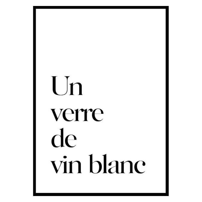 Poster Gallerix Vin Blanc