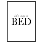 Poster Gallerix Lets Stay In Bed