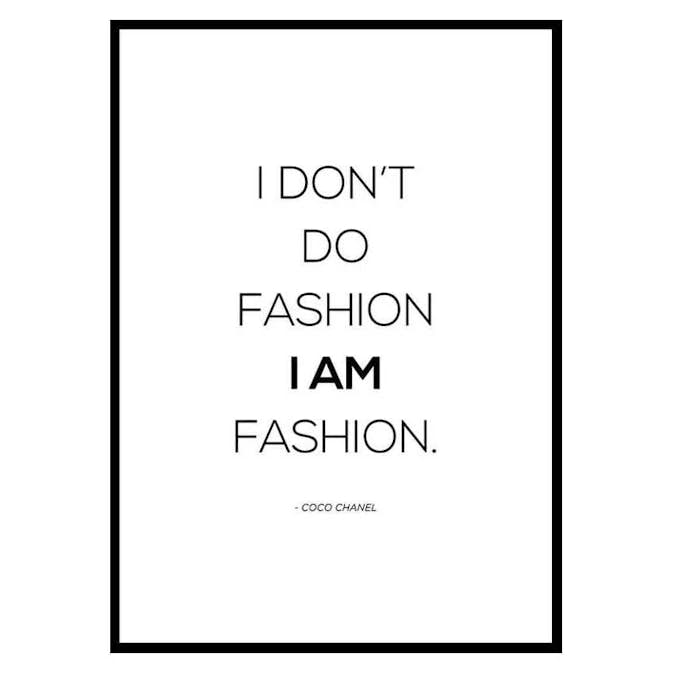 Poster Gallerix Chanel I Am Fashion