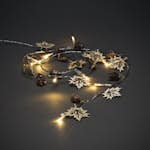 Ljusslinga Gnosjö Konstsmide 10L med Kottar LED