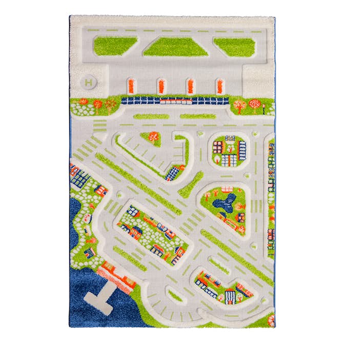 Lekmatta ABA Skol Minicity 3D 100x150 cm