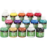 Akrylfärg Creativ Company A-color Mixade Färger Nr. 03 Metallic 15st 500 ml/1 Låda
