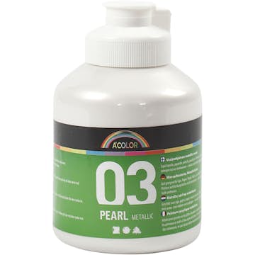 Akrylfärg Creativ Company A-color Nr 03 Metallic 500 ml/1 Flaska