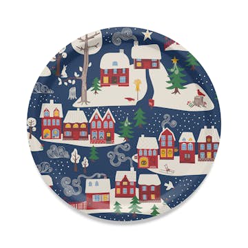 Bricka Arvidssons Textil Vintertid Rund