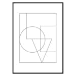 Poster Gallerix Love Line Art No1