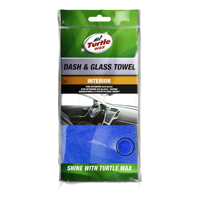Rengöringsduk Turtle Wax Dash & Glass Towel Blå 40x40cm