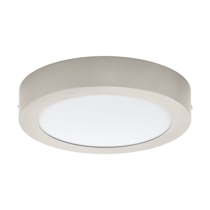 Plafond Eglo Fueva 1 Rund Borstad Stål