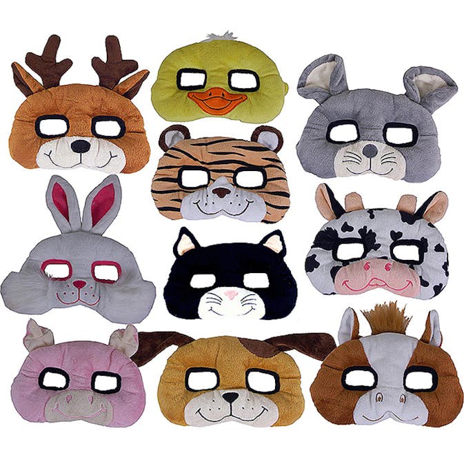 Djurmasker ABA Skol 10-pack