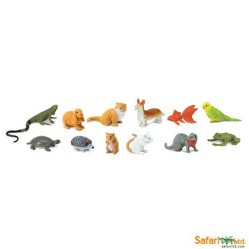 Leksaksdjur ABA Skol Husdjur 12 st